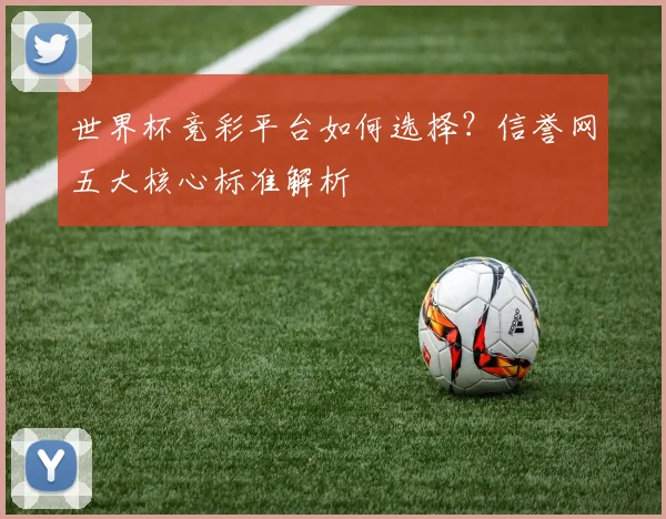 世界杯竞彩平台如何选择？信誉网五大核心标准解析
